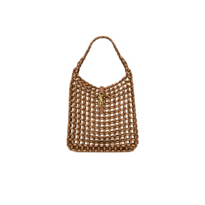 YSL LE 5 À 7 LARGE IN WOOD BEADS 823807KAAAZ9384 (30*35*10cm)